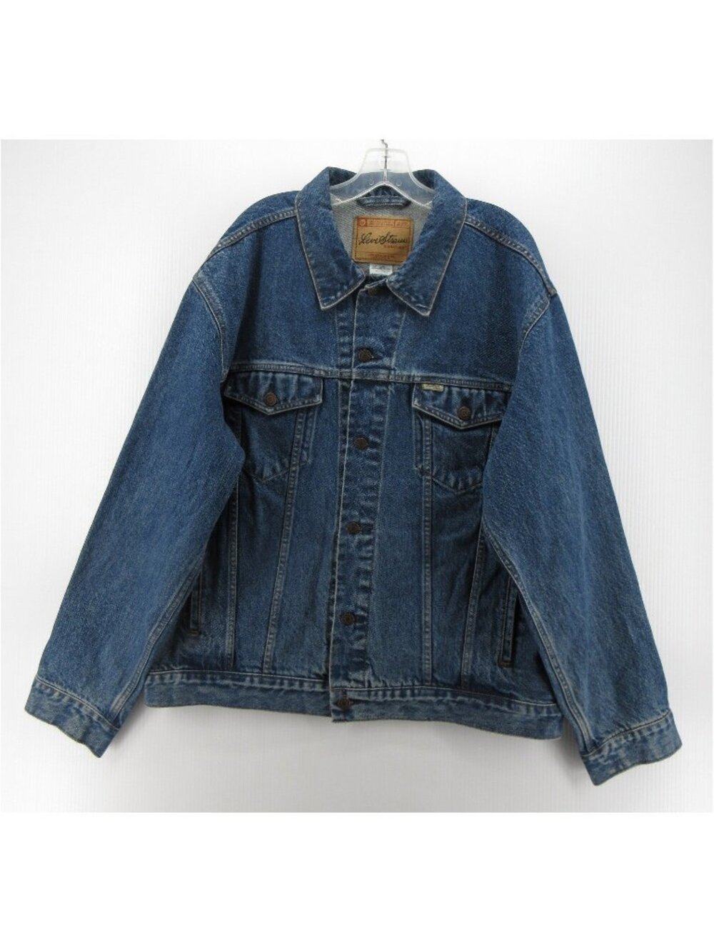 VINTAGE Levis Jacket XL Signature Trucker Denim Y2K Workwear Button Up